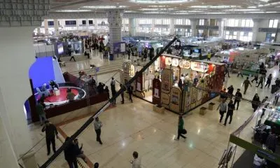 استقبال تلویزیون از نمایشگاه کتاب باغ کتاب فرزاد جمشیدی و