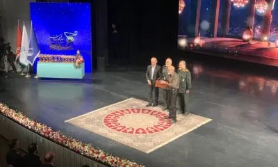 تجلیل از جمشید هاشمپور، احمدرضا درویش و مجید انتظامی در