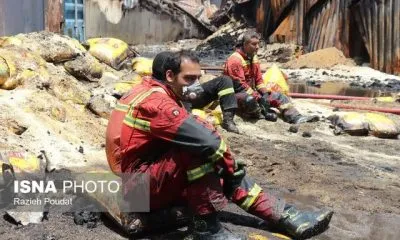 پخش صحنههای مهار آتش بندر شهید رجایی امشب از تلویزیون